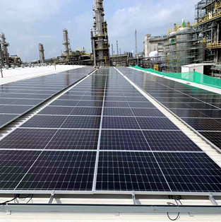 Các dự án năng lượng mặt trời trên mái thiếc 500KW ở Singapore