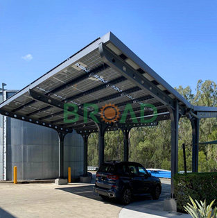 hệ thống bãi đậu xe năng lượng mặt trời một cọc - 50KW trong dubai
